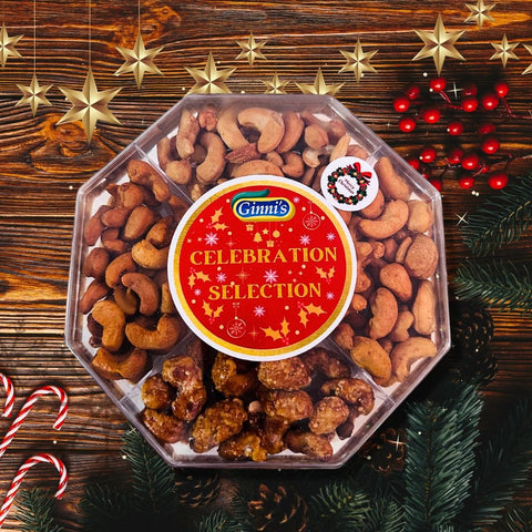 Christmas Variety Cashew Nuts Gift Tray