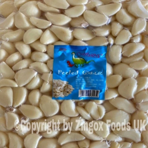 Peeled Garlic 1kg - Zingox Foods UK