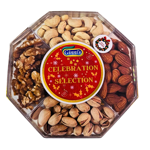 Christmas Nuts And Dried Fruit Gift Tray