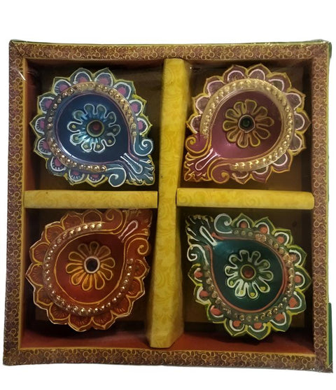 Clay Diya Non Wax (Pack of 4)