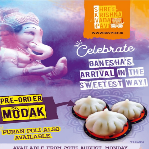 Ukadiche Modak - SKVP (Pack of 5) 6th Sept onwards