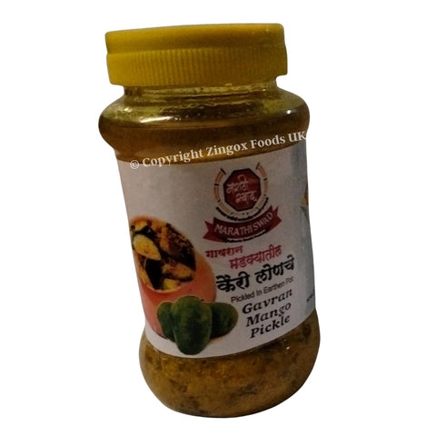 Maharashtrian Gavran Mango Pickle 350gm - (Marathi Swad) – Zingox Foods UK