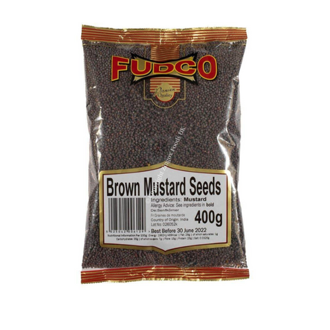 Fudco Brown Mustard Seeds Small 400g