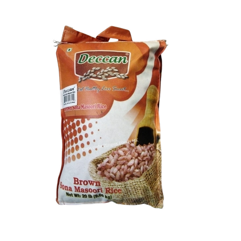 Deccan Brown Sona Masoori Rice 9.08kg