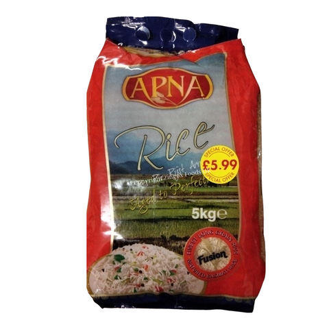 Apna Long Grain Basmati Rice 5KG