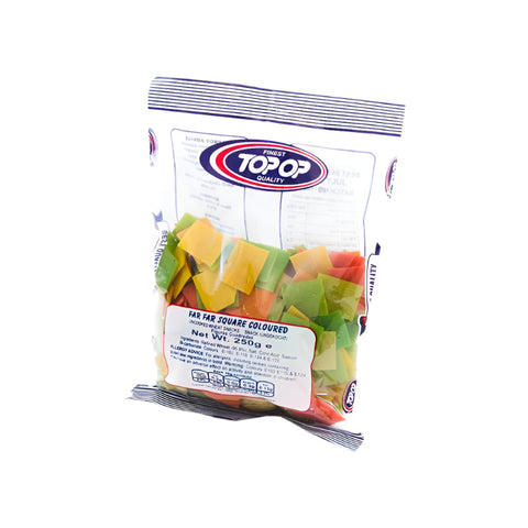 Top-op Far Far Squares Coloured 250g - Red Rickshaw