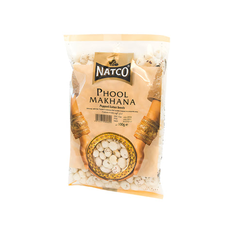 Natco Phool Makhana (Popped Lotus Seeds) 100g - Red Rickshaw