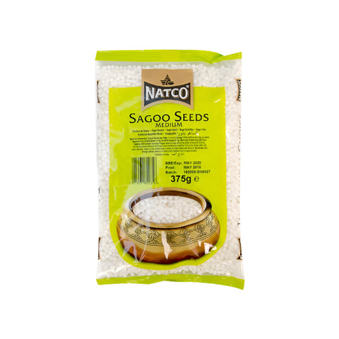 Natco Sagoo Seeds (Sabudana) Medium 375g - Zingox Foods UK