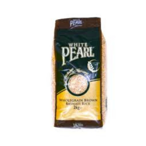 White Pearl Wholegrain Brown Basmati Rice Gluten Free 2kg