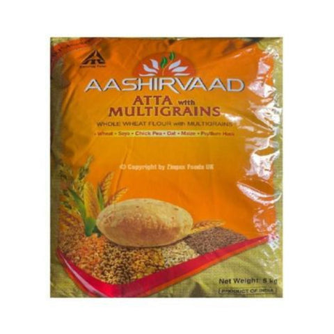 Aashirvaad Atta Multigrains 5kg - Zingox Foods UK