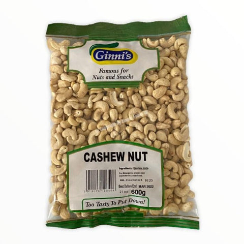 Ginni's Cashew Nuts 600g