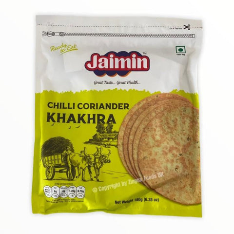 Jaimin Chilli Coriander Khakhra 200g