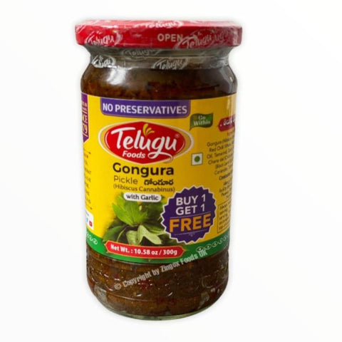Telugu Foods Gongura Pickle 300g