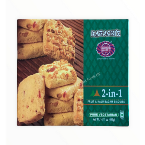 Karachi's Fruit & Kaju Badam Biscuits 400g