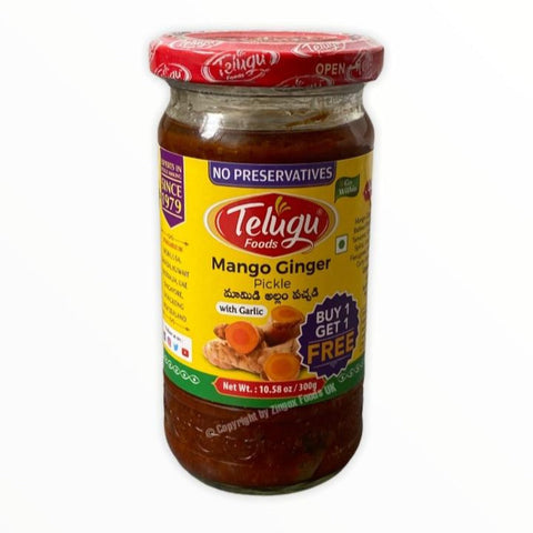 Telugu Foods Mango Ginger Pickle 300g