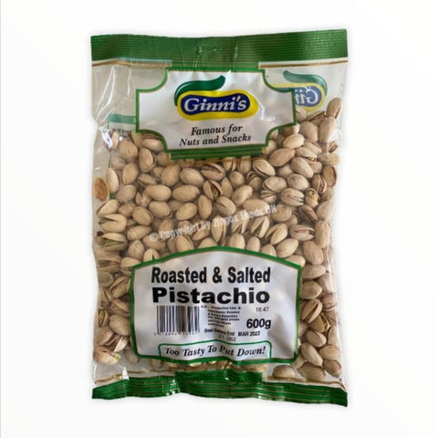 Ginni's Roasted and Salted Pistachio 600g