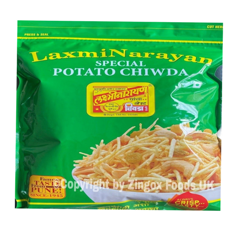 Lakshminarayan Potato Chivada 400g - Zingox Foods UK