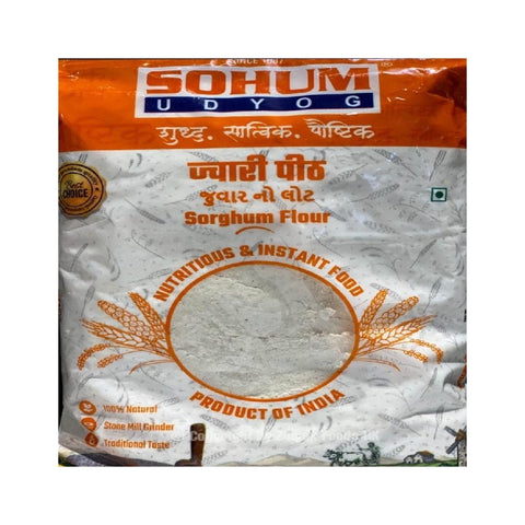 Sohum Jowar Flour 500g - Zingox Foods UK