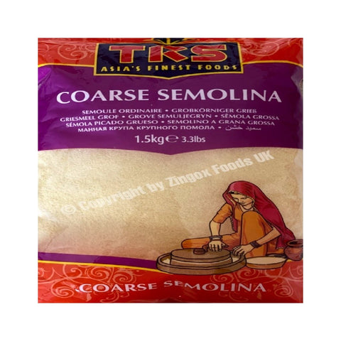 TRS Coarse Semolina 1.5kg - Zingox Foods UK