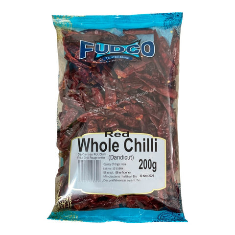Fudco Red Whole Chilli 200g