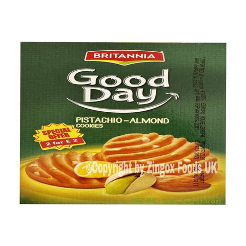Britannia Good Day Pistachio Almond (Pack of 3) - Zingox Foods UK