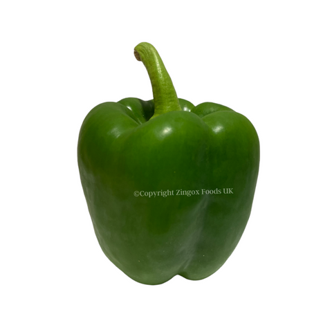 Capsicum/Green Pepper 1 piece - Zingox Foods UK