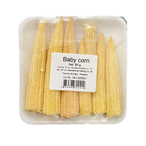 Baby Corn 80g - Zingox Foods UK