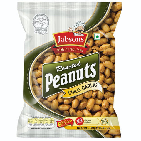 Jabsons Roasted Peanut Chilly Garlic 140gm