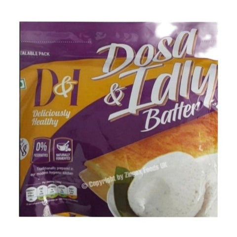 D&I Idli Dosa batter 1kg - Zingox Foods UK