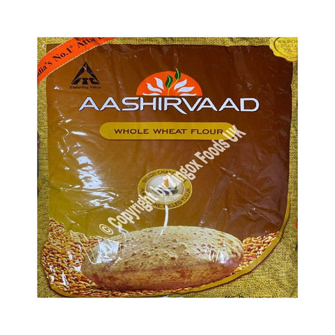 Aashirvaad Whole Wheat Atta 5kg - Zingox Foods UK