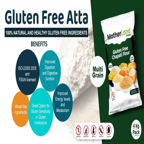 Mother Land - Gluten Free Chapati Flour 4kg - Zingox Foods UK