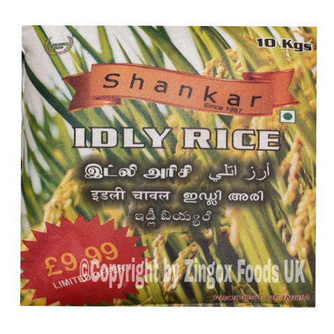 Idly Rice 10kg - Zingox Foods UK