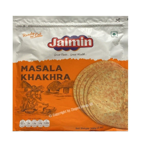 Jaimin Masala Khakhra 200g - Zingox Foods UK