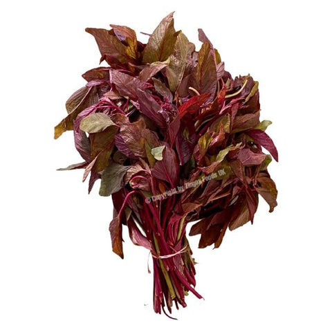 Amaranth Leaves/Lal Math bunch (275-300g) - Zingox Foods UK