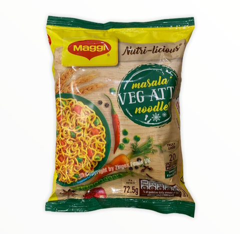 मैगी मसाला आटा नूडल्स 72.5 ग्राम (2 का पैक)