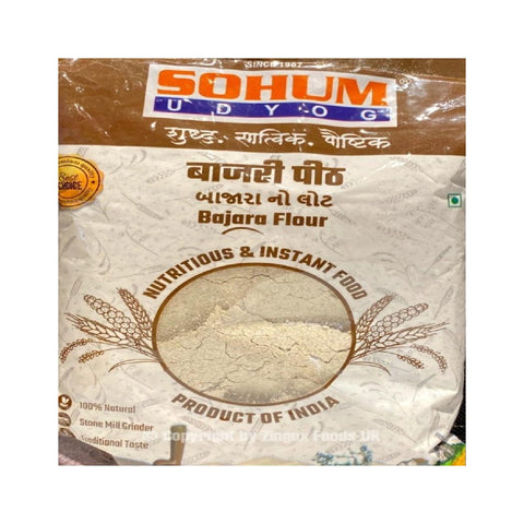 Sohum Bajara Flour 500g - Zingox Foods UK
