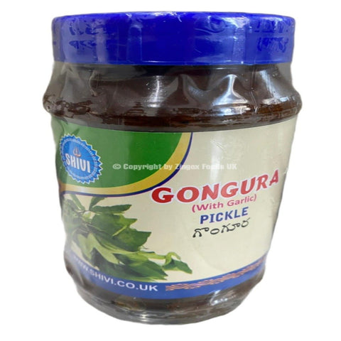Spicy Gongura Pickle - Shivi  500g - Zingox Foods UK
