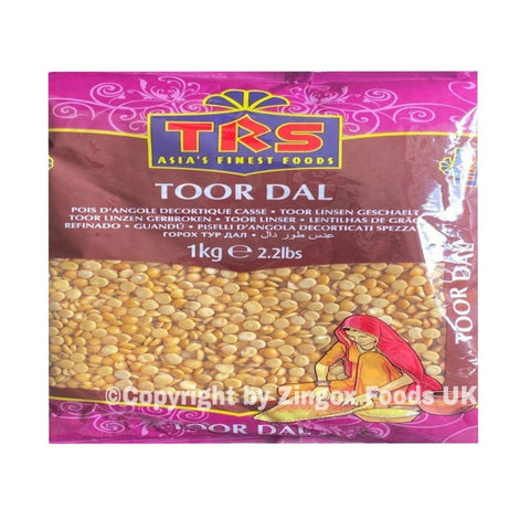 TRS Toor Dal 1kg - Zingox Foods UK